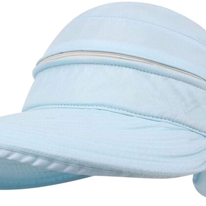 Hats for Women UPF 50+ UV Sun Protective Convertible Beach Visor Hat