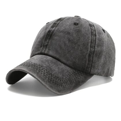 Adjustable Baseball Cap Golf Cap Retro Classic Low-key Cotton Cap Distressed Washed Cap